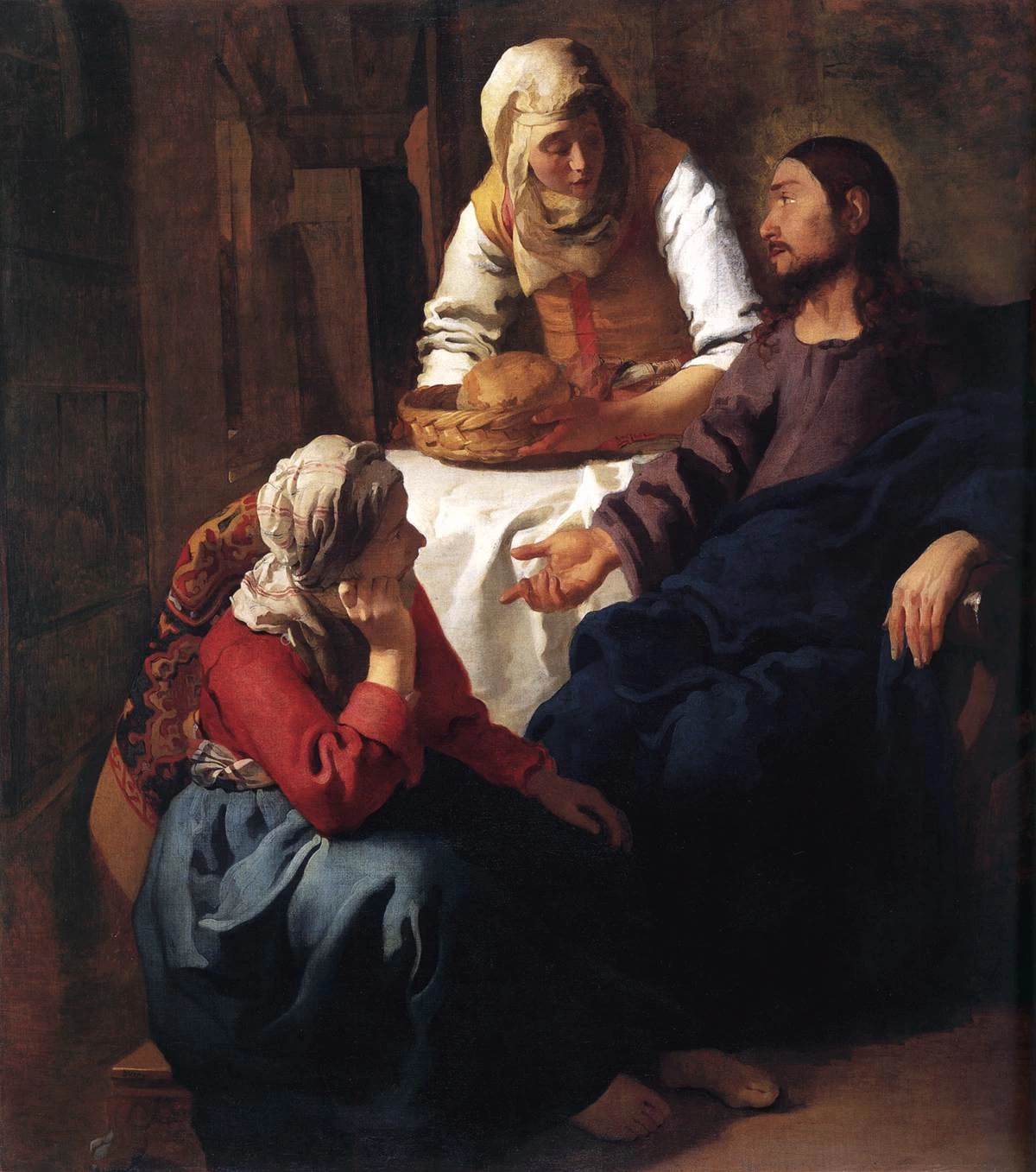 Cristo nella casa di Marta e Maria - Scottish National Gallery, Edimbourg